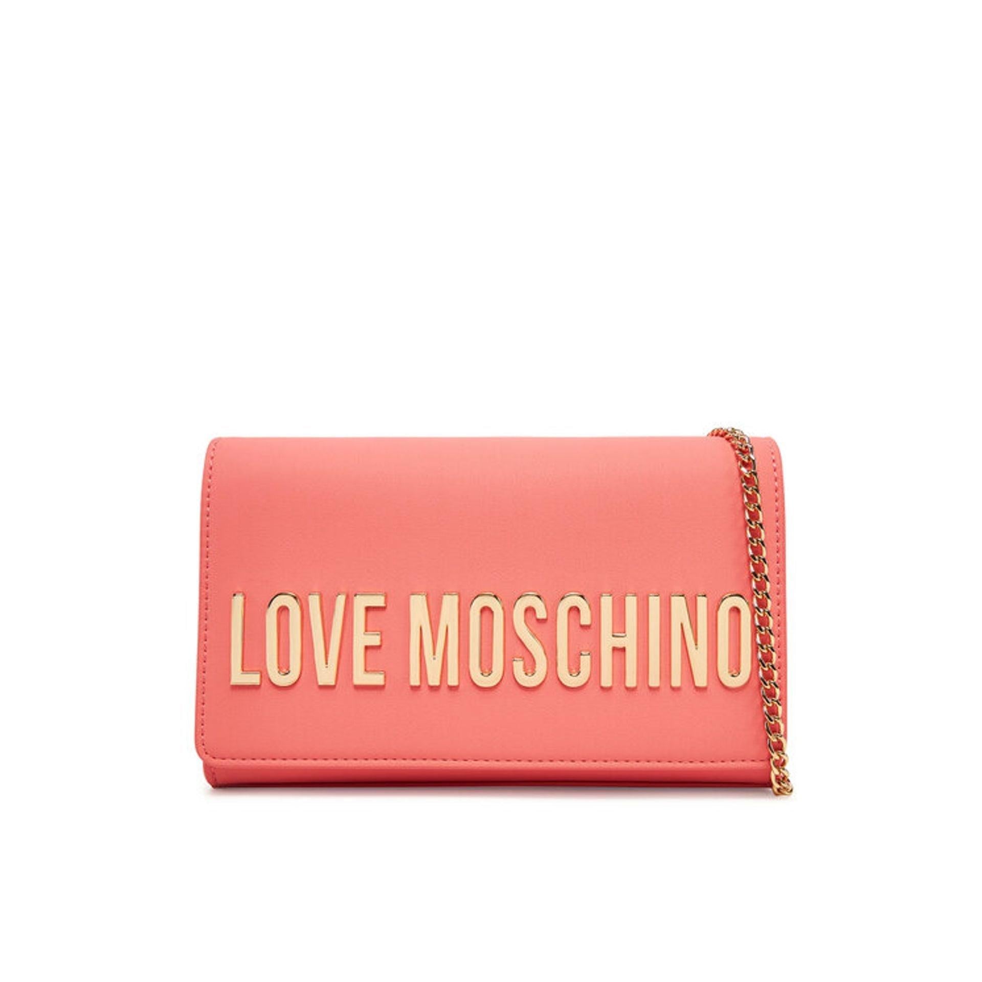 Love Moschino Shoulder Bag Sacs Porte Epaule Luxury Design Etagere Wood Detailing.
